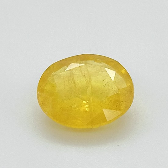Yellow Sapphire (Pukhraj) 4.8 Ct Certified Yellow Sapphire (Pukhraj) 4.8 Ct Certified